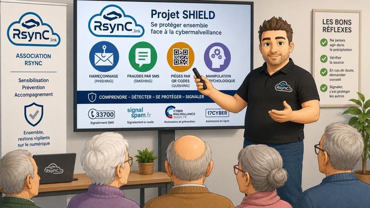 Projet SHIELD à Pont-Péan : les séniors se mobilisent contre la cybermalveillance